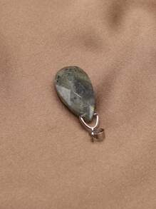 4入組天然石材切面水滴形裸石蛋面奧寶紫晶吊墜,適用於diy項鍊珠寶製作配件、日常禮品 - 4個/包 - 查看 23