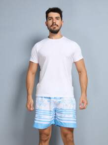 Men Shorts - Màu xanh nhạt - Xem 1