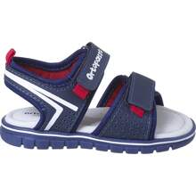 Kids Flat Sandals - Màu xanh hải quân - Xem 3