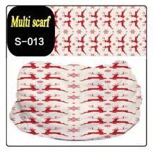 防曬抗UV 1入組聖誕戶外多功能變幻頭巾，男女戶外騎行頭巾口罩和圍頸巾 - 彩色 - 查看 2