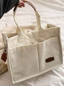 Bolsa Grande De Fin De Semana Para Mujer, Bolso De Lona Lavable De Gran Capacidad, Maletín, Maleta De Viaje, Bolso De Mensajero, Bolso De Mano, Bolsa De Hombro Grande, Bolsas De Negocios Casuales Para Computadora Portátil Con Múltiples Compartimentos Y Bolsillos.