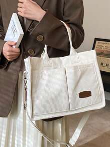 Bolsa Grande De Fin De Semana Para Mujer, Bolso De Lona Lavable De Gran Capacidad, Maletín, Maleta De Viaje, Bolso De Mensajero, Bolso De Mano, Bolsa De Hombro Grande, Bolsas De Negocios Casuales Para Computadora Portátil Con Múltiples Compartimentos Y Bolsillos.