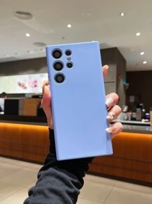 基础款手机壳,仿液态硅胶防指纹加厚布面手机壳,国际版,非国内版 - 紫色 - 查看 3