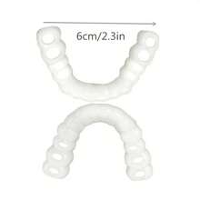 2 包护齿套、口腔护齿套、防咬护齿套、Eva 护齿套、运动陪练橄榄球格斗、拳击护齿套、护齿套、男士篮球咀嚼不定型护齿套套装 - 白色 - 查看 4