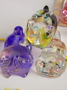 Diy 环氧树脂 3d 立体可爱小猫背钥匙扣笔筒石膏摆件硅胶模具 1 件