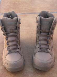 1 đôi Nam Giày dép , Nam Giày ống Đối với Ngoài trời Đi bộ du lịch Và Leo núi Tập huấn , Bền chặt Và Không trượt , Nâu - màu nâu - Xem 5