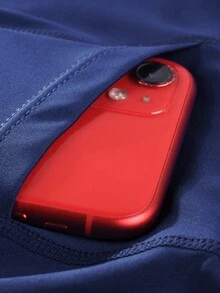 Men's Spring/summer Sporttight Shorts, Quick-dry, Breathable, Elastic, For Power Training, Spinning, Yoga, Fitness - Navy Blue - View 4