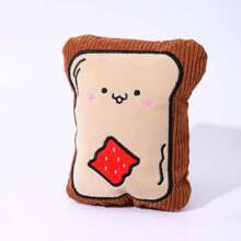 1 pezzo Giocattolo interattivo a forma di toast, avocado e uovo fritto in materiale di velluto multicolore, adatto come regalo per amanti di cani e gatti, mammemamme di cani e gatti, adatto per gatti di piccola/media taglia, tutto l'anno
