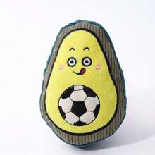 1 pezzo Giocattolo interattivo a forma di toast, avocado e uovo fritto in materiale di velluto multicolore, adatto come regalo per amanti di cani e gatti, mammemamme di cani e gatti, adatto per gatti di piccola/media taglia, tutto l'anno