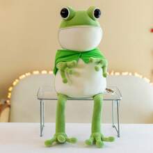 Adorable Large-Scale Cloak Frog Cartoon Plush Toy - Perfect Gift for Girls - frog stuffed toy - View 4