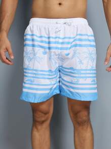 Men Shorts - Màu xanh nhạt - Xem 3