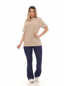 Women Two-piece Outfits - 深色水洗藍 - 查看 1