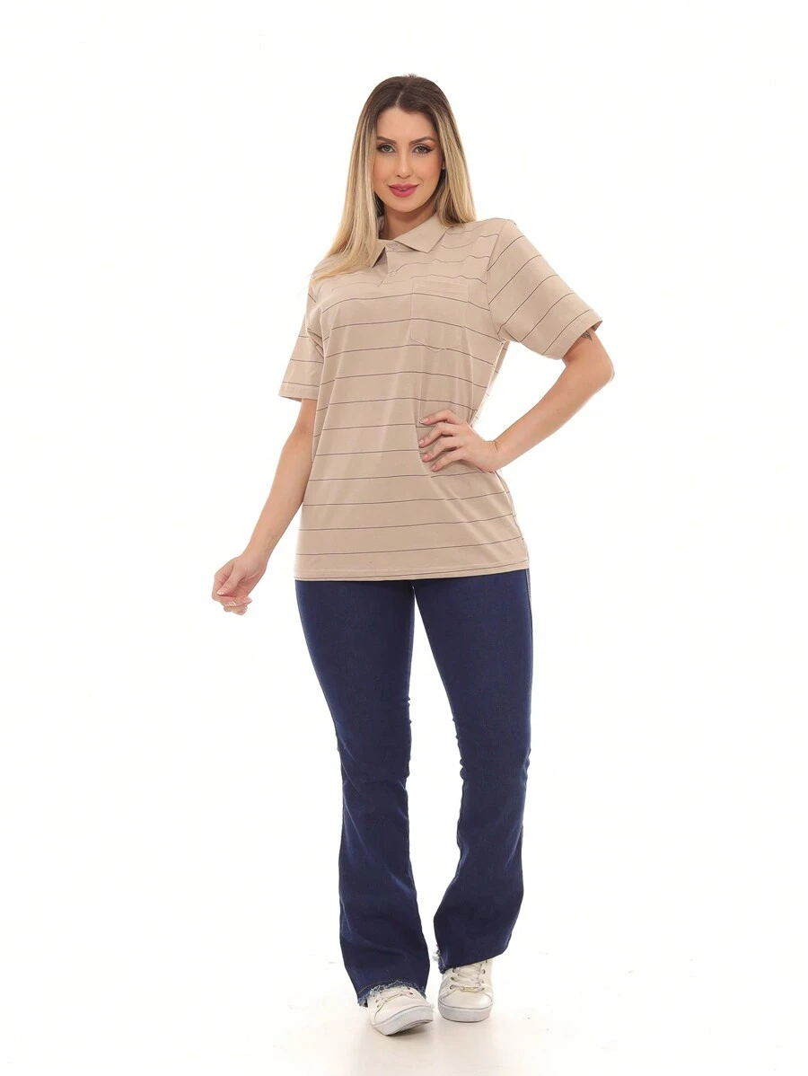 Women Two-piece Outfits - 深色水洗藍 - 查看 1