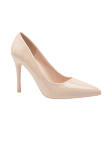 Zapatilla de tacón alto - Beis - Ver 2