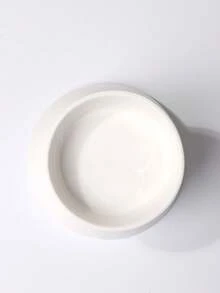 1pc Cartoon Ceramic High Leg Cat Bowl For Pet With Anti-slip Neck Design - Blue - View 5