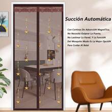 Magnetic Curtain, Magnetic Screen Door, Fly Screen Door Curtain With Magnets And Full Frame Tapes, Magnetic Door Curtain, Magnetic Fly Screen Curtain - 芥末黃 - 查看 2