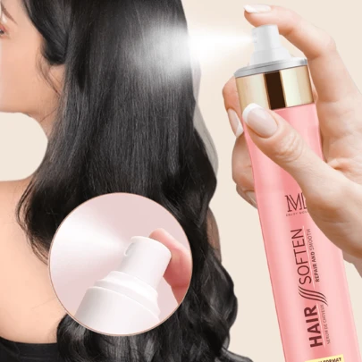 （2瓶装家庭装）Movo 修护柔顺护发精华液 228毫升 - 滋养配方，抚平毛躁，补充水分和营养，消除干燥和损伤，令秀发柔软顺滑