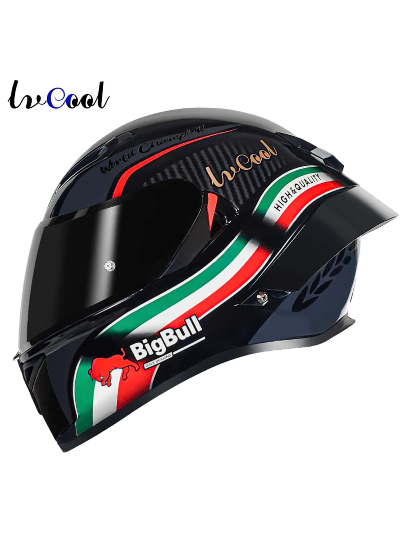 1頂符合dot認證的摩托車頭盔,全季節全面罩式頭盔,內部配備1片原裝透明鏡片+1片免費黑色鏡片,內裡可隨意更換,襯裡可拆卸洗滌,保暖頭盔 - 彩色 - 查看 1