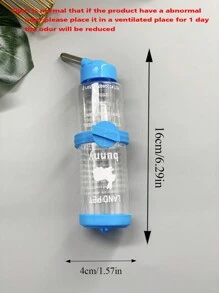 1個倉鼠飲水器,寵物防滑球水壺,金熊,兔子,天竺鼠,松鼠真空飲水水壺,小寵物飲水器 - 藍色 - 查看 5