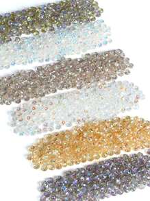 Jewelry Diy Light Blue Faceted Glass Crystal Bead For Accessories - blue - View 4