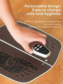 1 piece rechargeable new high-end intelligent foot massage machine foot mat foot massage machine portable foot massage machine, 8 modes and 32 stalls can be sent to relatives and friends leaders high-end gifts
