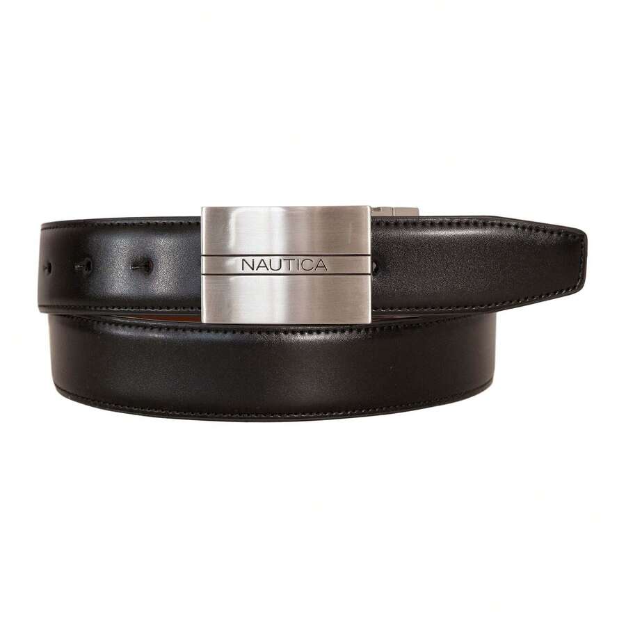 Cinturón reversible para hombres - brezo humo de pistola - Ver 1