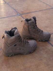 1 đôi Nam Giày dép , Nam Giày ống Đối với Ngoài trời Đi bộ du lịch Và Leo núi Tập huấn , Bền chặt Và Không trượt , Nâu - màu nâu - Xem 4