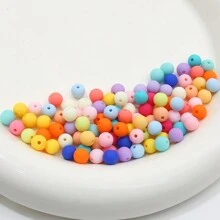 30入組8公厘亂色霧面亞克力圓珠,適用於項鍊和手鐲製作,手工藝用品 - 彩色 - 查看 13