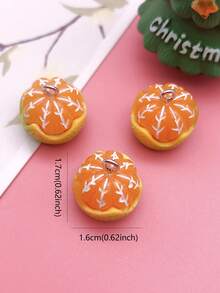 7/10pcs Fashion Simulation Resin Fruit Strawberry Banana Charm Pendant for DIY Earrings Jewelry Craft Making Accessories Jewelry Supplies - Multicolor - View 5