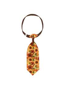 1 件聖誕狗領帶小型犬可調式配件寵物狗貓領帶小型犬小狗領帶寵物用品小型犬 - 咖啡棕 - 查看 1