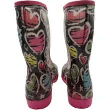 Botas De Lluvia Ligeras Impermeable Infantil Para Niños - Rosa - Ver 7
