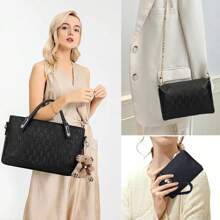 Women Bag Sets - Black - View 4