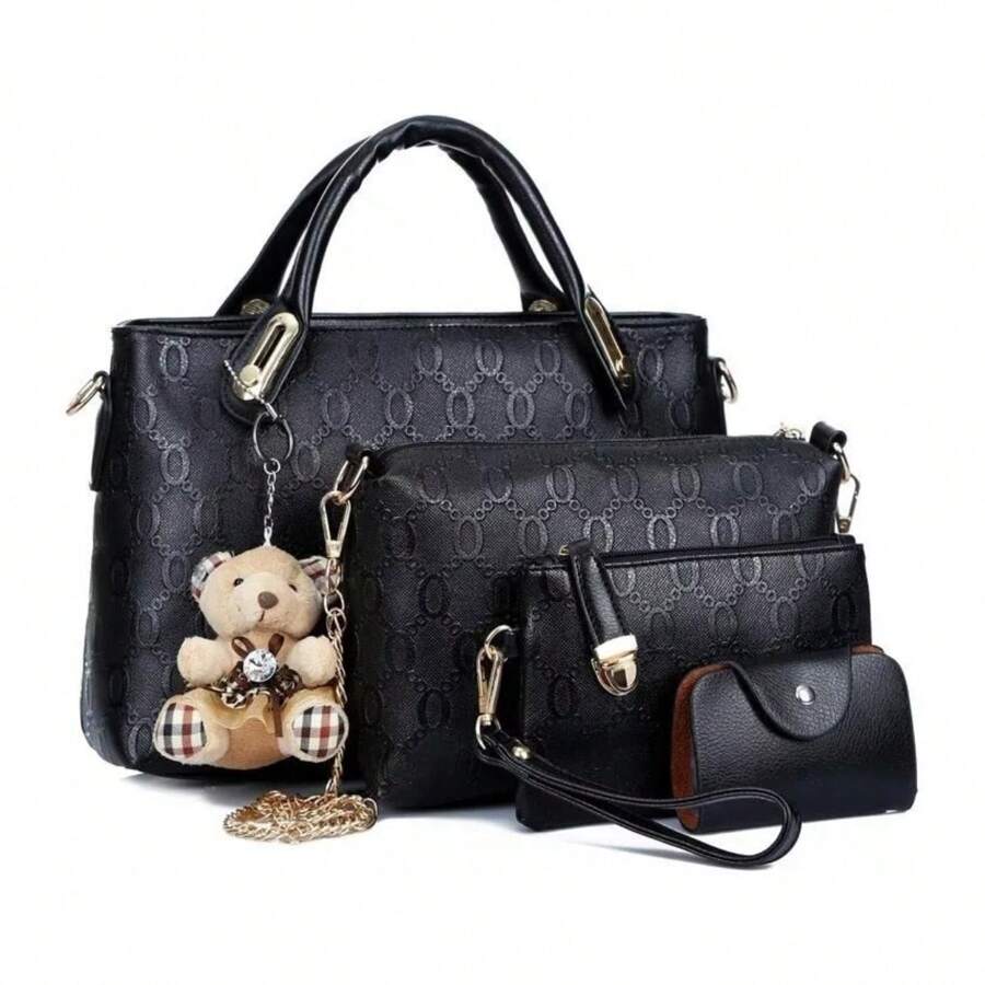 Women Bag Sets - Black - View 1