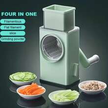 1入全新3合1多功能廚房蔬菜切割機 - 綠色 - 查看 5