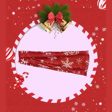 運動健身頭帶,寬頻,結細節,透氣,吸汗,彈性,聖誕髮飾頭帶