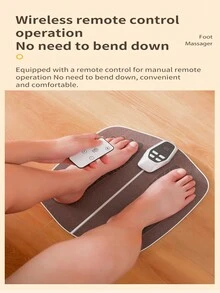 1 piece rechargeable new high-end intelligent foot massage machine foot mat foot massage machine portable foot massage machine, 8 modes and 32 stalls can be sent to relatives and friends leaders high-end gifts