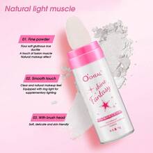 O'CHEAL 1個高光粉修容閃粉仙女粉化妝品,修容提亮女性美妝化妝品 - 珠光白 - 查看 3