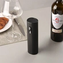 Automatic Corkscrew Electric Wine Bottle Opener - Black - View 9