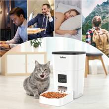 Balimo Automatic Cat & Dog Food Dispenser 3L 2.4G WiFi With Timer And APP Remote Control Max.10 Meals/Day - 白色 - 查看 7