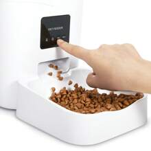 Balimo Automatic Cat & Dog Food Dispenser 3L 2.4G WiFi With Timer And APP Remote Control Max.10 Meals/Day - 白色 - 查看 4
