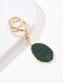 珍珠和水晶吊墜鑰匙圈