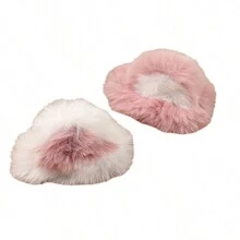1pc Cute Cat Ear Hair Clip Ball Hairpin For Autumn & Winter - Multicolor - View 5