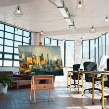 Easel Made Of Solid Wood, Studio Easel With Shelf & Drawer, Height-Adjustable Standing Easel, For Stretcher Frames Up To 92 Cm, For Children & Adults, As A Gift