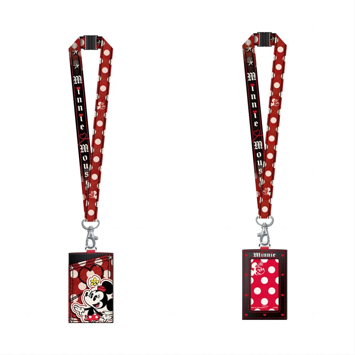 Disney 1pc Lanyard ID Badge Holder For Keys Chain Card Cute Cartoon