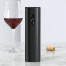 Automatic Corkscrew Electric Wine Bottle Opener - Black - View 8