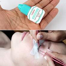 1入組 5ml 眼睫毛延長膠, 專業透明假睫毛延長膠, 2秒快速乾燥, 超強附著力可長達6-7周, 防水,不刺激及防過敏,適用於diy假睫毛聚束及專業使用 - 藍色 - 查看 4