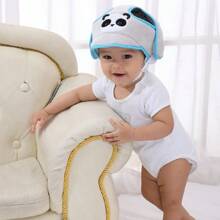1pc Infant Walking Helmet, Anti-Collision Toddler Protective Cap - White - View 2