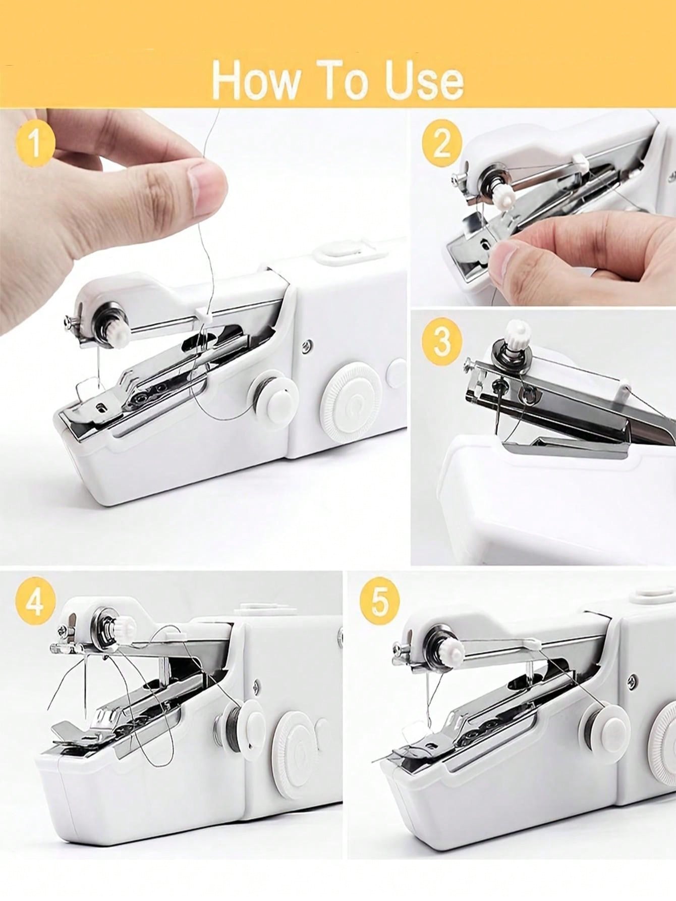 1PC Handheld Sewing Machine Mini Sewing Machines,Portable Sewing