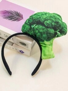 1 Miếng Trẻ em Vui Tương Tác Bông cải xanh Tóc Dây buộc tóc Với Mô phỏng , Creative Ăn mặc  Phụ kiện Đối với Các bữa tiệc Và Lễ hội - màu xanh lá - Xem 4