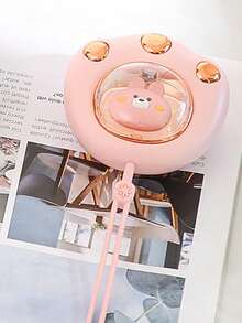 Usb充電貓爪形手暖器,適用於辦公室、學校、女孩電加熱,適用於辦公室房間、臥室、浴室、野營 - 粉色 - 查看 7